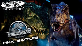 EPIC Jurassic World Trilogy Final Battles  Science Fiction Station [upl. by Akimahc]