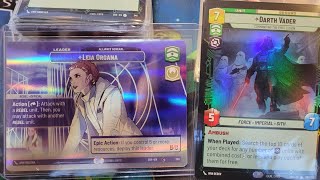 Star Wars Unlimited Unboxing and going through our top cards [upl. by Eldwin158]