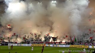 Legia Warszawa  Lech Poznań pyroshow choreography and support [upl. by Geibel120]