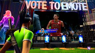 How to Vote in VOTE TO EMOTE inside NBA 75 All Star Hub  3 Upcoming NBAs Emote Previews [upl. by Enybor89]