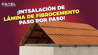 ¡Aprende a Instalar Lámina de Fibrocemento como un Profesional [upl. by Leaj]