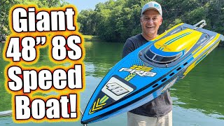 Worlds Biggest SelfRighting RC Boat ProBoat Super Sonicwake 48 [upl. by Nossaj721]