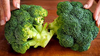 Dont cook broccoli until youve seen this recipe Very tasty and quick ASMR recipe [upl. by Adnohsor708]