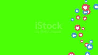 Green Screen Like And Love React 2021 [upl. by Llevrac]