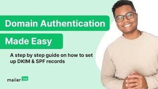 How to set up DKIM and SPF records for domain authentication  MailerLite tutorial [upl. by Adranoel]