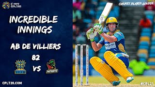 An AMAZING batting display by AB De Villiers at the Kensington Oval [upl. by Irakuy]