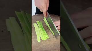 Big Green Asparagus Cutting Trick  Chinese Style  shorts vairalvideo chefsufiyan [upl. by Ynney]