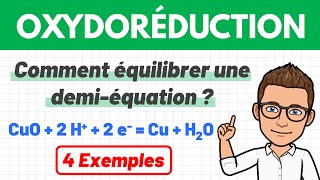 Comment équilibrer une demiéquation électronique  Oxydoréduction  1ère spé  Chimie [upl. by Solhcin570]