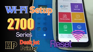 How to Setup  HP Deskjet 2700 2755 2710e  Reset WiFi Setting 123hp setup [upl. by Noirred]