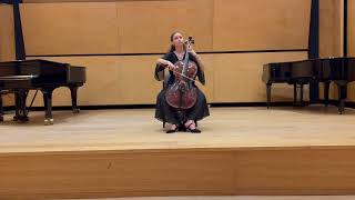 Bach cello suite no4 BWV 1010 Prelude Renana Levin 15 cello [upl. by Ennirok]