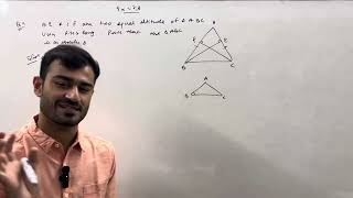 Q4  Ex73  triangle  9th class mathematics NCERT CBSE [upl. by Kee]