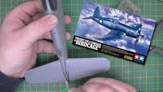 Tamiya 132 Vought F4U1 Corsair Birdcage  60324 Part 8 wwweModelscouk [upl. by Willow]