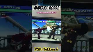 The best way to play PSP games Anbernic RG552 anbernic psp tekken [upl. by Norrek]