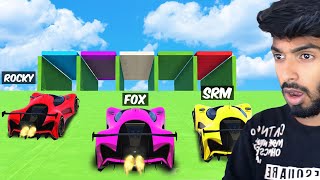 Difficult Obstacle Parkour Race  GTA 5 Stunt Race  Black FOX [upl. by Ogata]