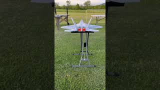 Freewing F22 64mm 5280 RC TrueFire afterburner [upl. by Alemap]