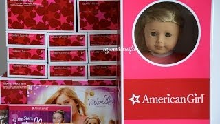 Opening And Reviewing American Girl Isabelle  Whole Collection Part 1 [upl. by Drarrej879]