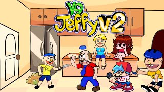 JEFFY IN FNF  Friday Night Funkin Vs Jeffy Mod V2 [upl. by Atsilac157]