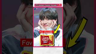 BTS Members Favorite Chocolate 🍫 👆  factsinhindi bts kpopidol btsarmy v jungkook [upl. by Ydde60]