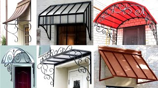 Metal Modern awning ideas  front door  window canopy ideas [upl. by Ellita575]