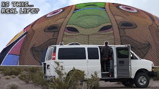 A Wild Climb and an Unbelievable Sight  Van Life Nevada [upl. by Duwad]