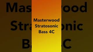 BAIXO GIANNINI MASTERWOOD STRATOSONIC BASS 4C  NACIONAL [upl. by Engvall]