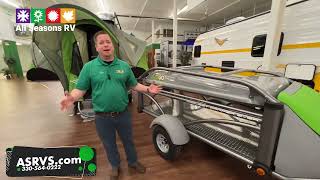 Sylvan Sport Go  Utility Toy Hauler Pop Up Trailer for sale at All Seasons RV Dealer [upl. by Geoffry686]