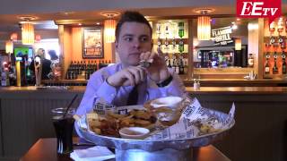 Main vs Food  The Flaming Grill Trash Can Challenge [upl. by Munshi]