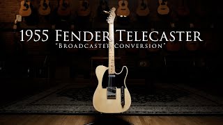 1955 Fender Telecaster quotBroadcasterquot [upl. by Treblihp]