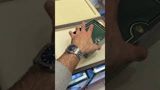 Unboxing a Rolex Submariner Bluesy ytshorts unboxing [upl. by Haldas394]