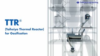 TTR® Taiheiyo Thermal Reactor for Gasification  Flow Animation [upl. by Einnig]