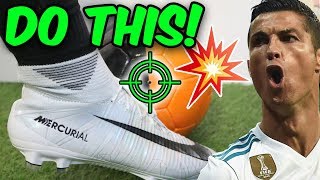 How To Shoot CR7 Freekicks Like Ronaldo With Knuckleball Battle [upl. by Nylsor]