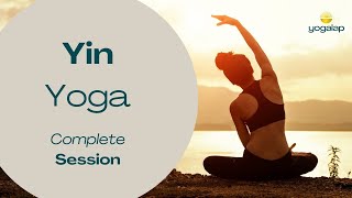 Complete 1 hour Yin Yoga Session  Michael Bijker  Yogalap [upl. by Maillij]