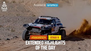 Extended highlights of Stage 9 presented by Aramco  Dakar2024 [upl. by Hereld647]