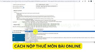 Cách Nộp Tiền Thuế Môn Bài Online Năm 2025 [upl. by Marcia]