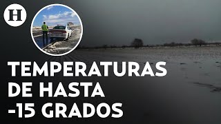 Caída de nieve paraliza a estados en México Frente frío 24 congela carreteras de Sonora y Chihuahua [upl. by Ilyak]