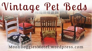 Vintage Pet Beds  Moondoggies  Big Dog Beds [upl. by Land]