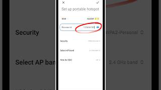 hotspot password ko check kaise kara  ki how to check hotspot password in Android phone shorts [upl. by Tray]