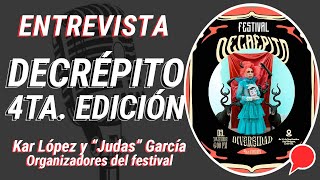 Llega la cuarta edición del Festival Decrépito  ZonaDeEntrevista [upl. by Yetta]