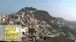 A glorious morning in crowded Aizawl Mizoram [upl. by Byram]