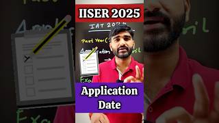 IISER Aptitude Test 2025 Application Form amp Exam Date  IISER Exam Information 2025 iiser2025 [upl. by Amias]