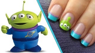 Toy Story Alien Nail Art Tutorial  CutePolish  Disney Style [upl. by Inatirb]