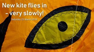 New kite flies in  very slowly [upl. by Brott]