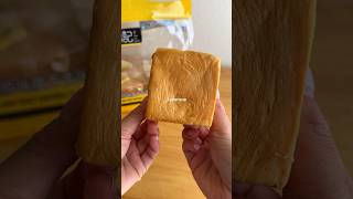 Trying CUBE SHAPED BREAD 🍞 bread snack foodie [upl. by Shirline]