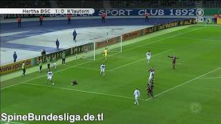 Hertha BSC 31 Kaiserslautern  Highlights  DFB Pokal Achtelfinale 20112012 [upl. by Kaleb]