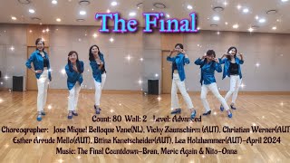 The Final Line Dance  Advanced  The Final Countdown천안라인댄스 [upl. by Iphlgenia629]