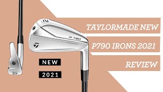 Golf Fitters Review of TaylorMade New 2021 P790 Irons [upl. by Anatol490]