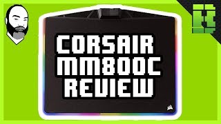 Corsair MM800c RGB Polaris Cloth Edition Gaming Mouse Pad Review [upl. by Roselin]