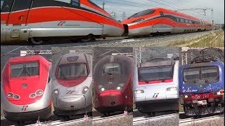 Treni Alta VelocitÃ in corsa 62017 AV RomaFirenze Frecciarossa1000 doppio Frecciarossa italo [upl. by Treiber]