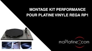 Montage du kit performance pour platine vinyle REGA RP1 [upl. by Anayek]