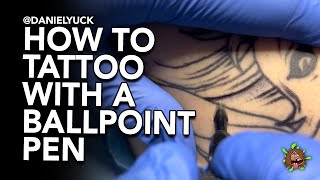 How To Tattoo With A Ball Point Pen [upl. by Oivlis]